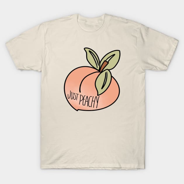 Just Peachy T-Shirt by lilgothgf